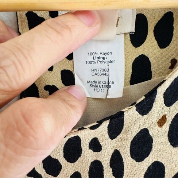 J. Crew Jules Leopard Shift Dress in Wildcat Leopard Print Size 2 - Picture 10 of 12